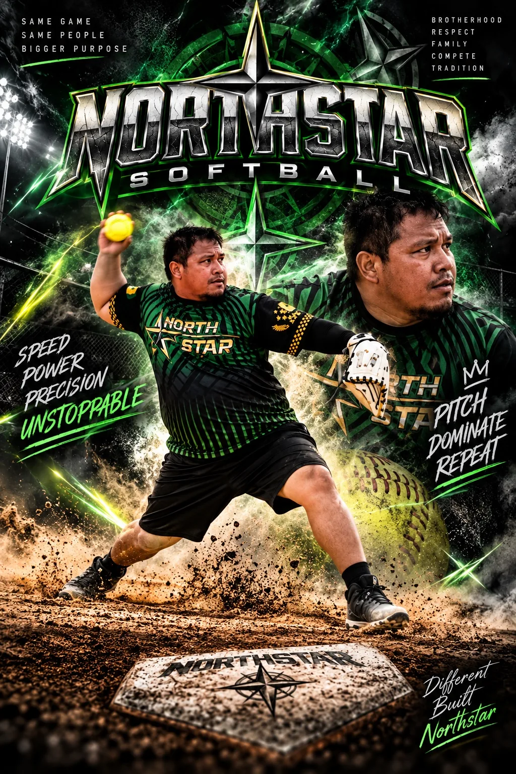 Sports graphic design