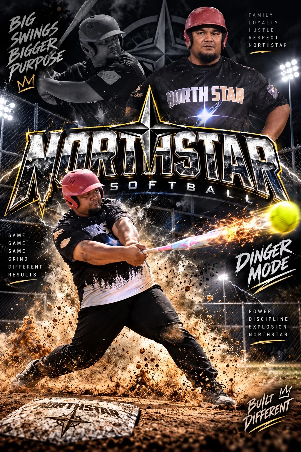 Sports graphic design